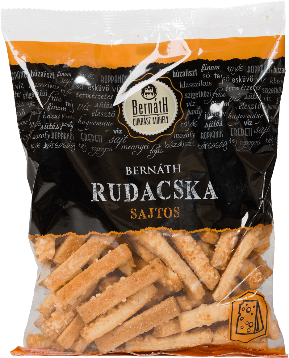 Sajtos Rudacska - Zacskós - 180g